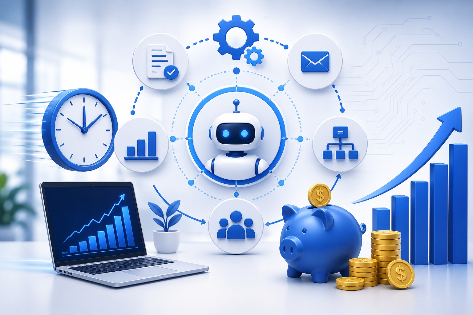 How AI Automation Can Save Businesses Time and Money | Leamsoft